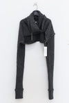 Marc Le Bihan Shoulder Sweater 2733 France Handmade MLB-2733-HUI GREY